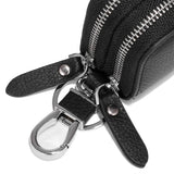 Double Layer Key Storage Leather Purse - High Capacity Key Wallet F1113