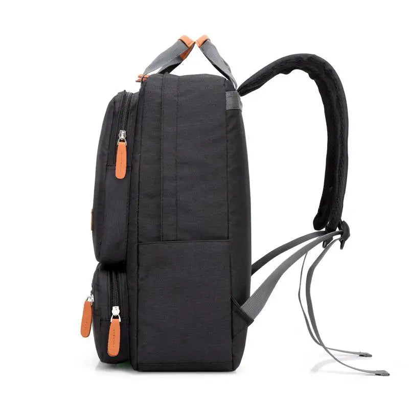 Men's Double Shoulder Bag Laptop Travel Backpack School Supplies
