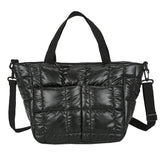 Soft Fluffy Down Handbag Women Waterproof Crossbody Bag Winter Totes