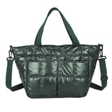 Soft Fluffy Down Handbag Women Waterproof Crossbody Bag Winter Totes