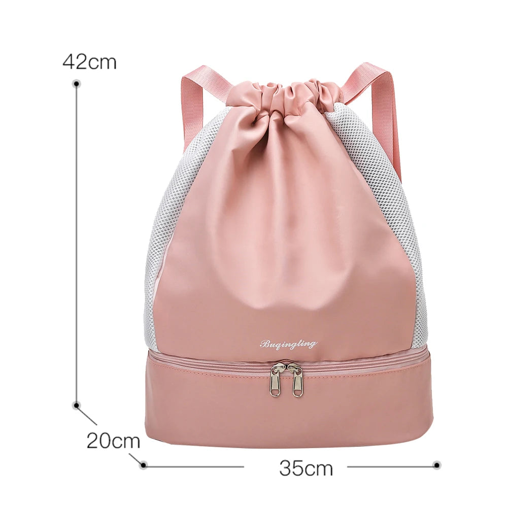 Waterproof Drawstring Swimming Backpack Sport Bag Travel Rucksack