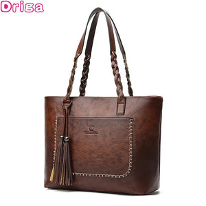 Large Capacity Shoulder Bags Women Fringe Purse Retro Tassel Handbags