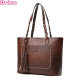 Large Capacity Shoulder Bags Women Fringe Purse Retro Tassel Handbags