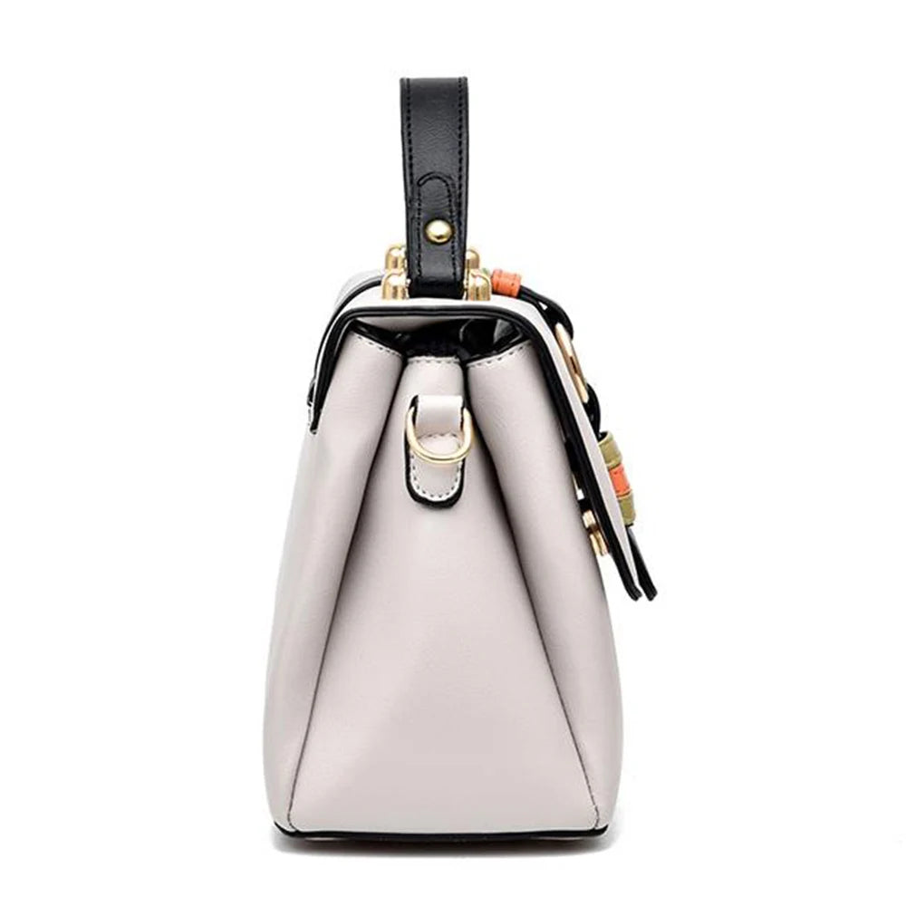 Women's Shoulder Crossbody Bag Square High PU Leather Bag