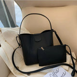 Large-capacity Bucket Shoulder Bag Female Handbags And Purses