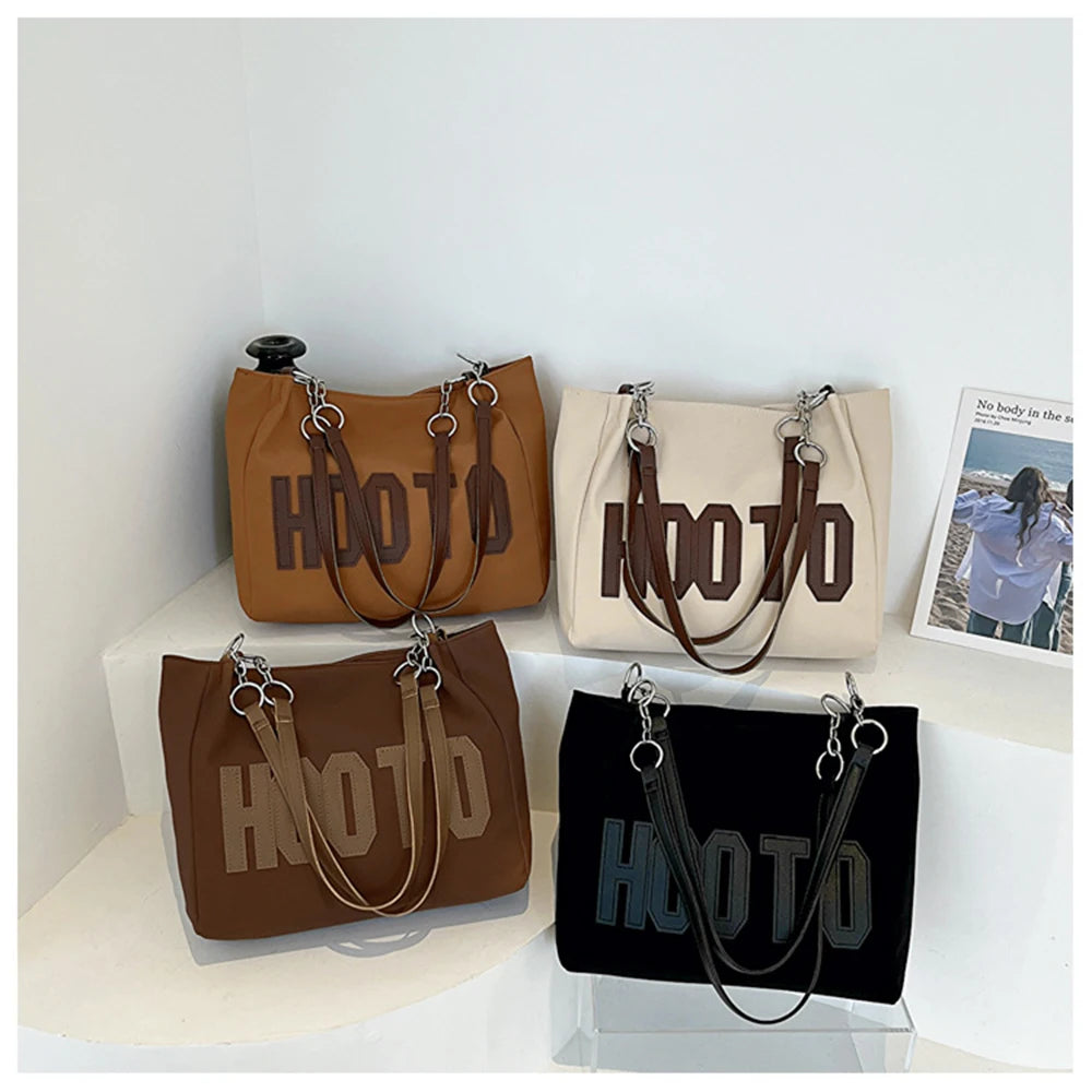 Women's Large Capacity Shoulder Tote Bag for Shopping and Travel