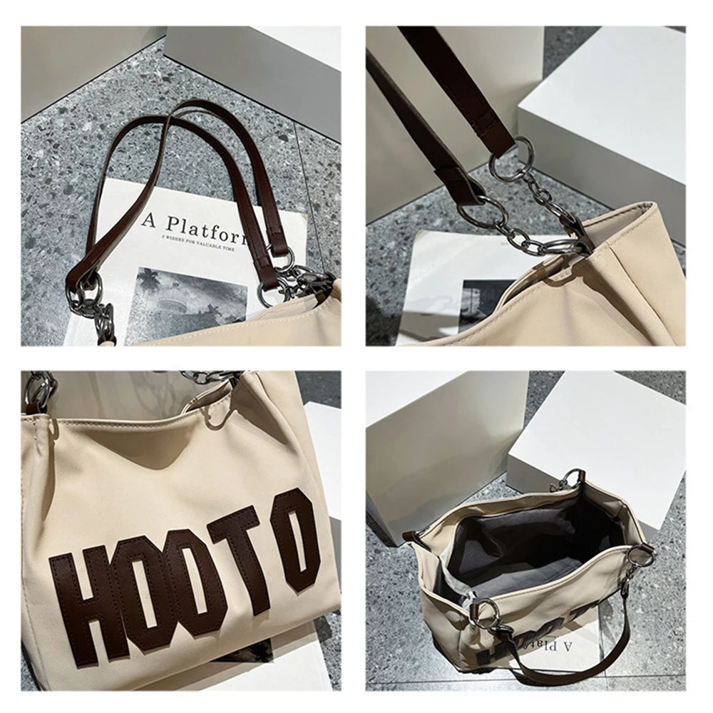 Women's Large Capacity Shoulder Tote Bag for Shopping and Travel