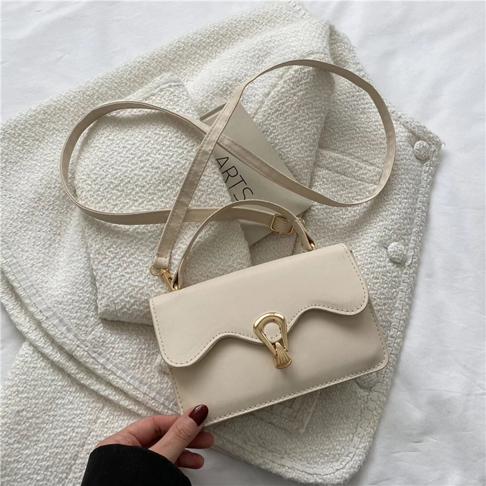 Retro Wave Pattern Shoulder Bag For Women