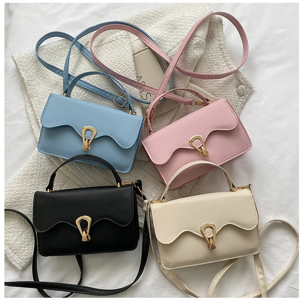 Retro Wave Pattern Shoulder Bag For Women