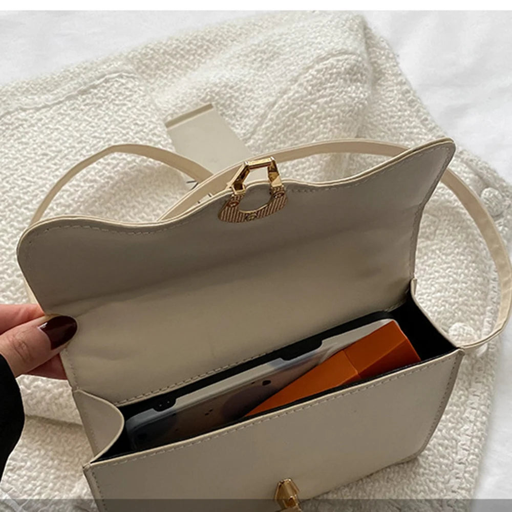 Retro Wave Pattern Shoulder Bag For Women