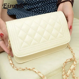 Plaid Crossbody Bag Chain Small Flap Handbag