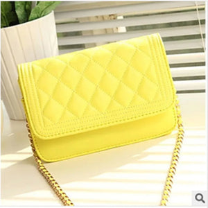 Plaid Crossbody Bag Chain Small Flap Handbag