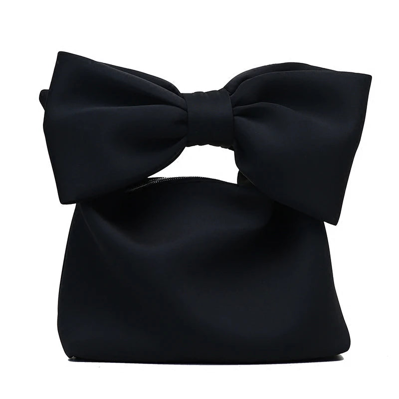 Women Bow Clutches Bag Evening Party Handbag Shoulder Bag