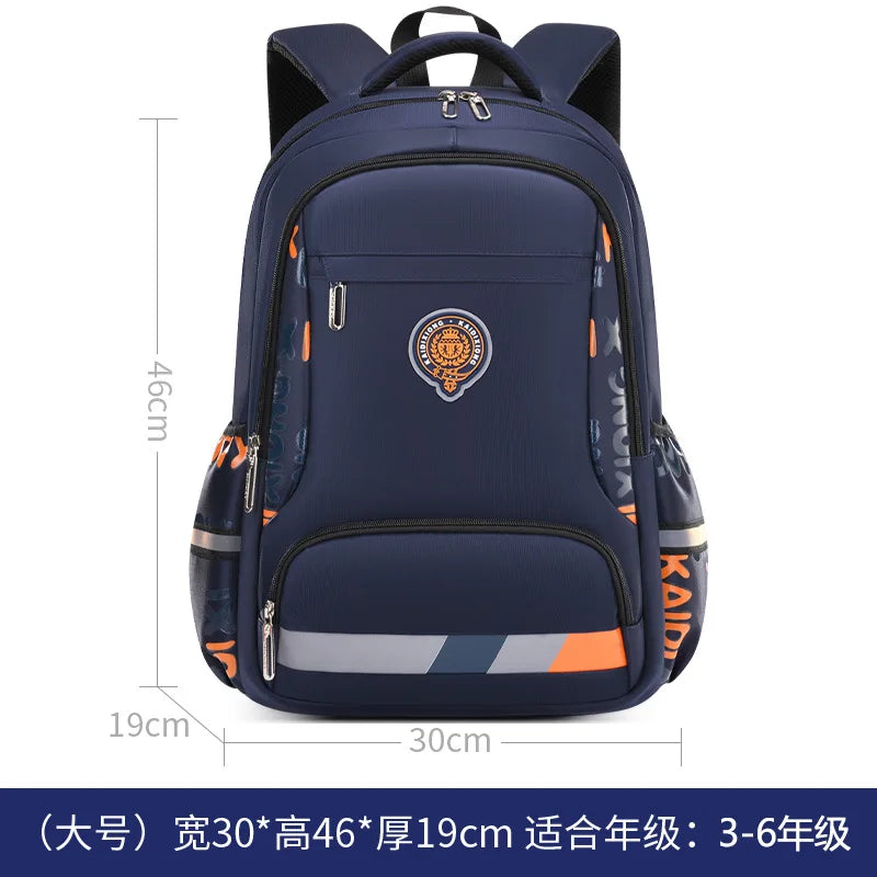 Boys Large Orthopedic Kids Backpack Waterproof School Bag Mochila Infantil