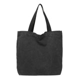 Casual Art Canvas Bag Washed Water Shoulder Shopper Bag