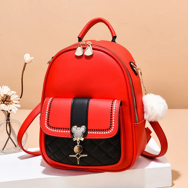 Casual Backpack for Women Matching Shoulder Bag