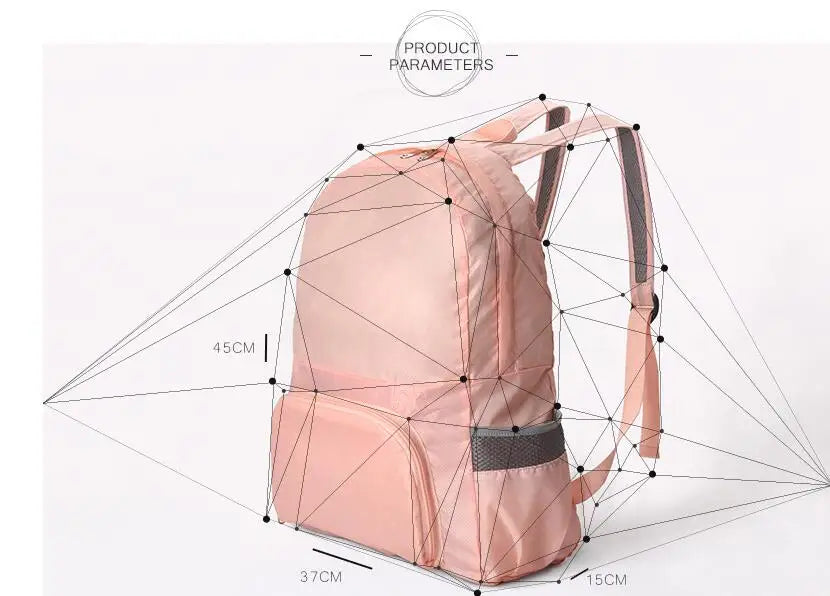 Foldable Backpack Lightweight Multi-functional Bag