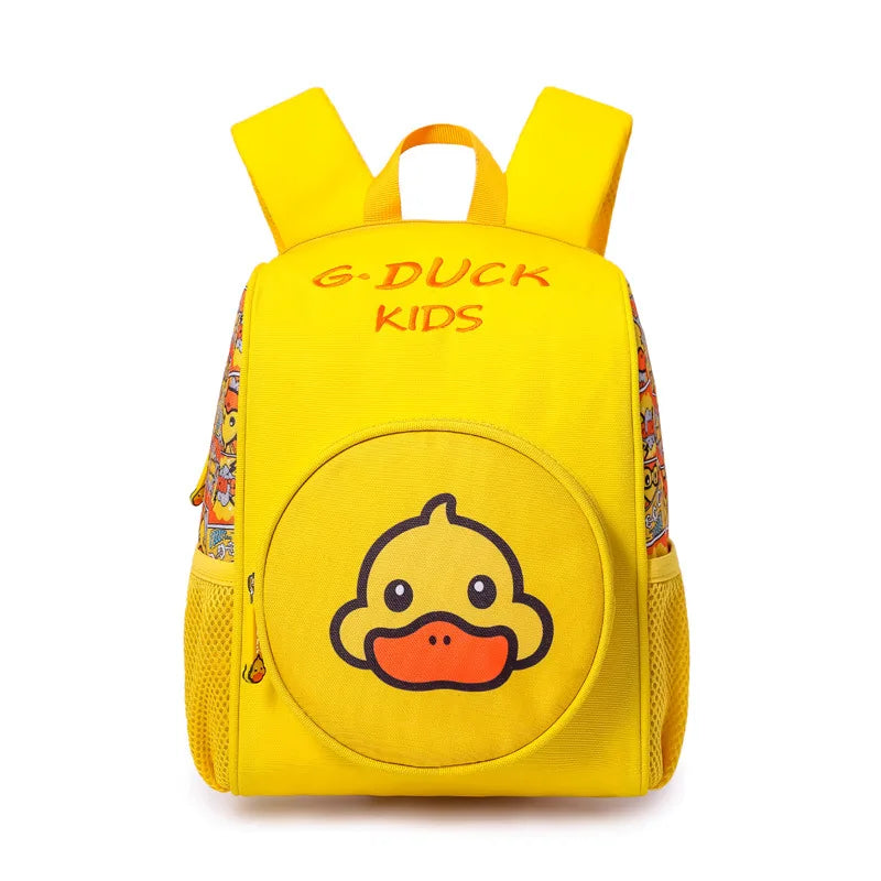 Duck Cartoon Kids Schoolbag Boy Girl Backpack Large Waterproof