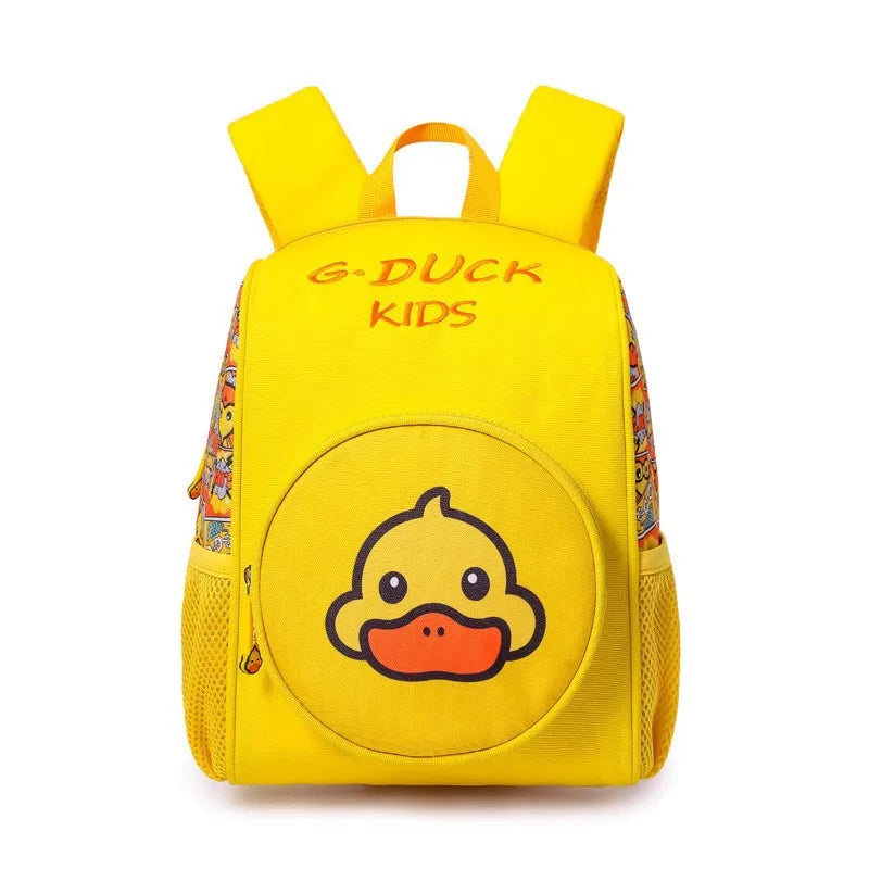 Duck Cartoon Kids Schoolbag Boy Girl Backpack Large Waterproof
