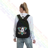 Ducks Hockey Symbol Sign Team Large Capacity Backpack School Bag