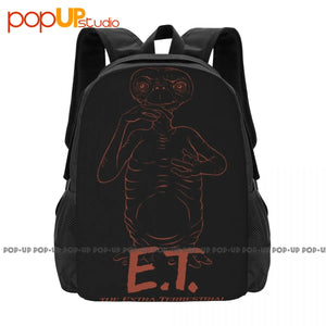E.T The Extra Terrestrial Alien Swag Backpack Gym Art Print Sport