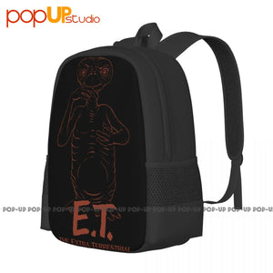 E.T The Extra Terrestrial Alien Swag Backpack Gym Art Print Sport