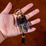 Bat Shape Key Holder Leather Case Men Storage Key Holder