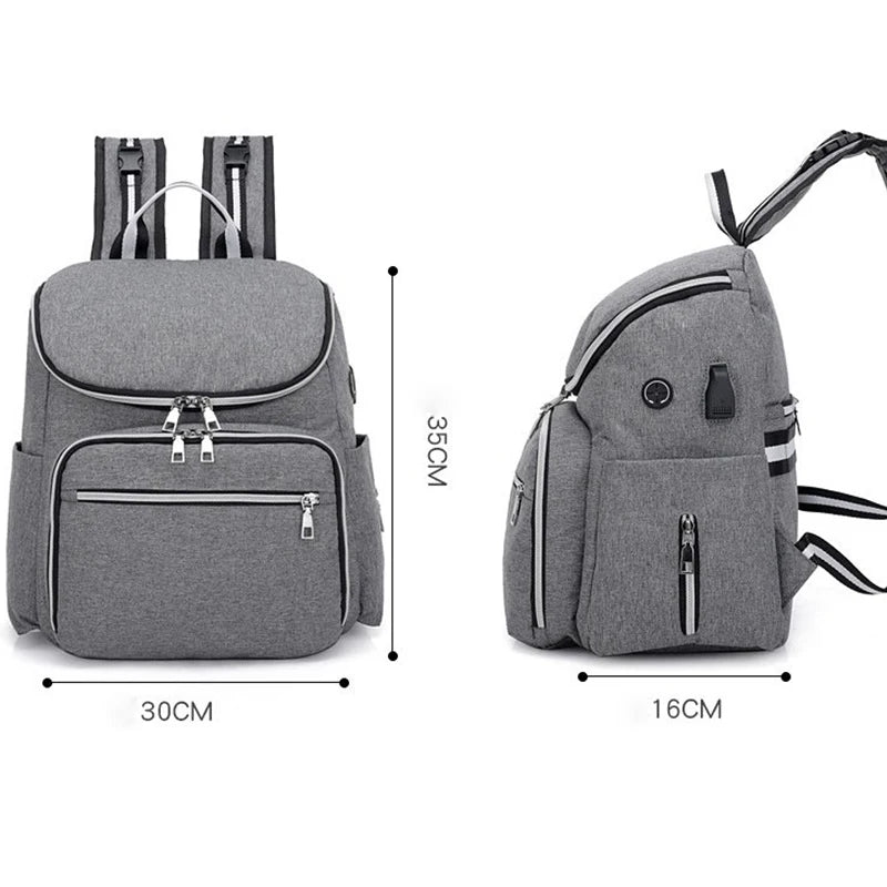 ELVASEK Large-Capacity Mommy Bag Backpack