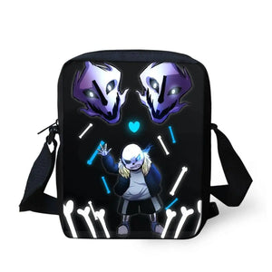 Cartoon Print Messenger Bag for Kids, Small School Crossbody Shoulder Bag