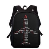 Personalized Teen School Bags Pilot Printing Backpack Boys Girls Laptop Bagpack