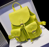 ETN BAG 081016 Lady Leather Backpack Casual Travel Bag