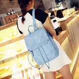 ETN BAG 081516 PU Leather Student School Backpack