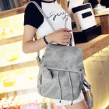 ETN BAG 081516 PU Leather Student School Backpack