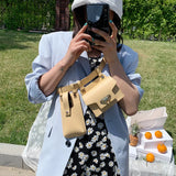 Purple Waist Bag with Detachable Pockets