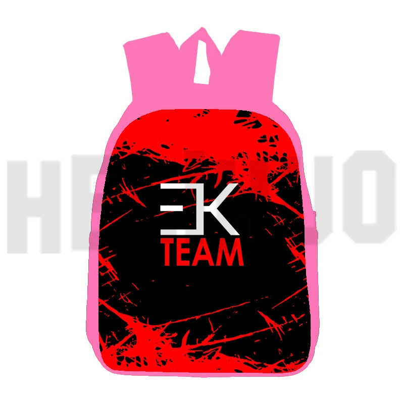 Egor Kreed Kids Backpack, Pink School Bag, 3D Anime Design