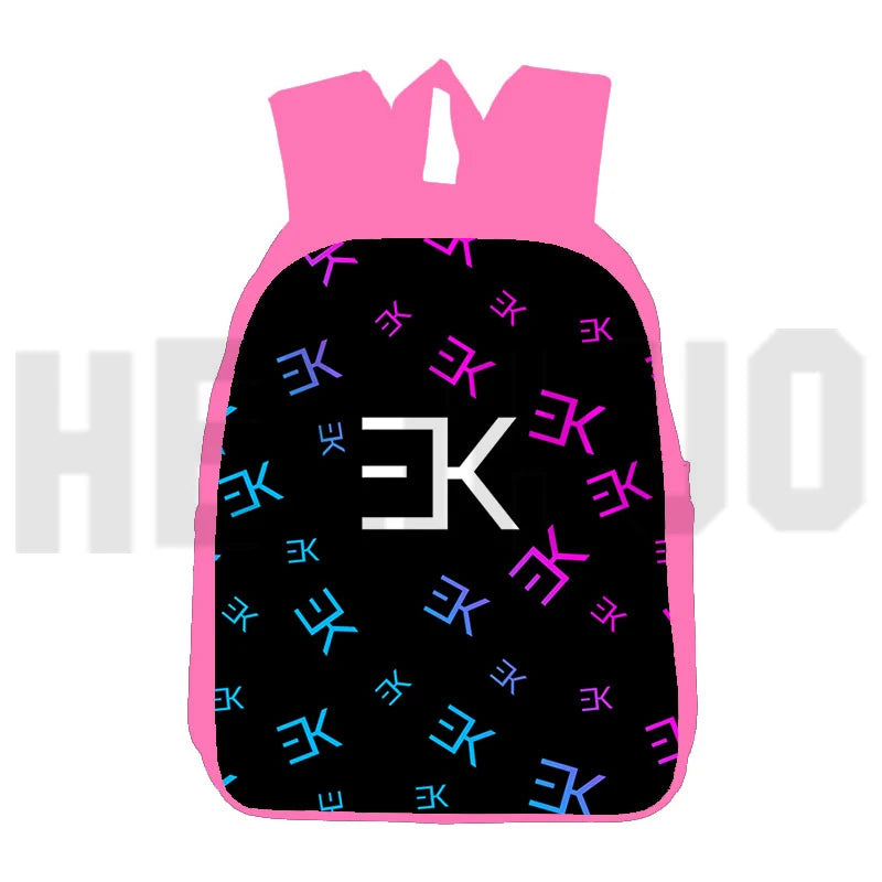 Egor Kreed Kids Backpack, Pink School Bag, 3D Anime Design