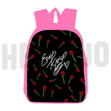 Egor Kreed Kids Backpack, Pink School Bag, 3D Anime Design