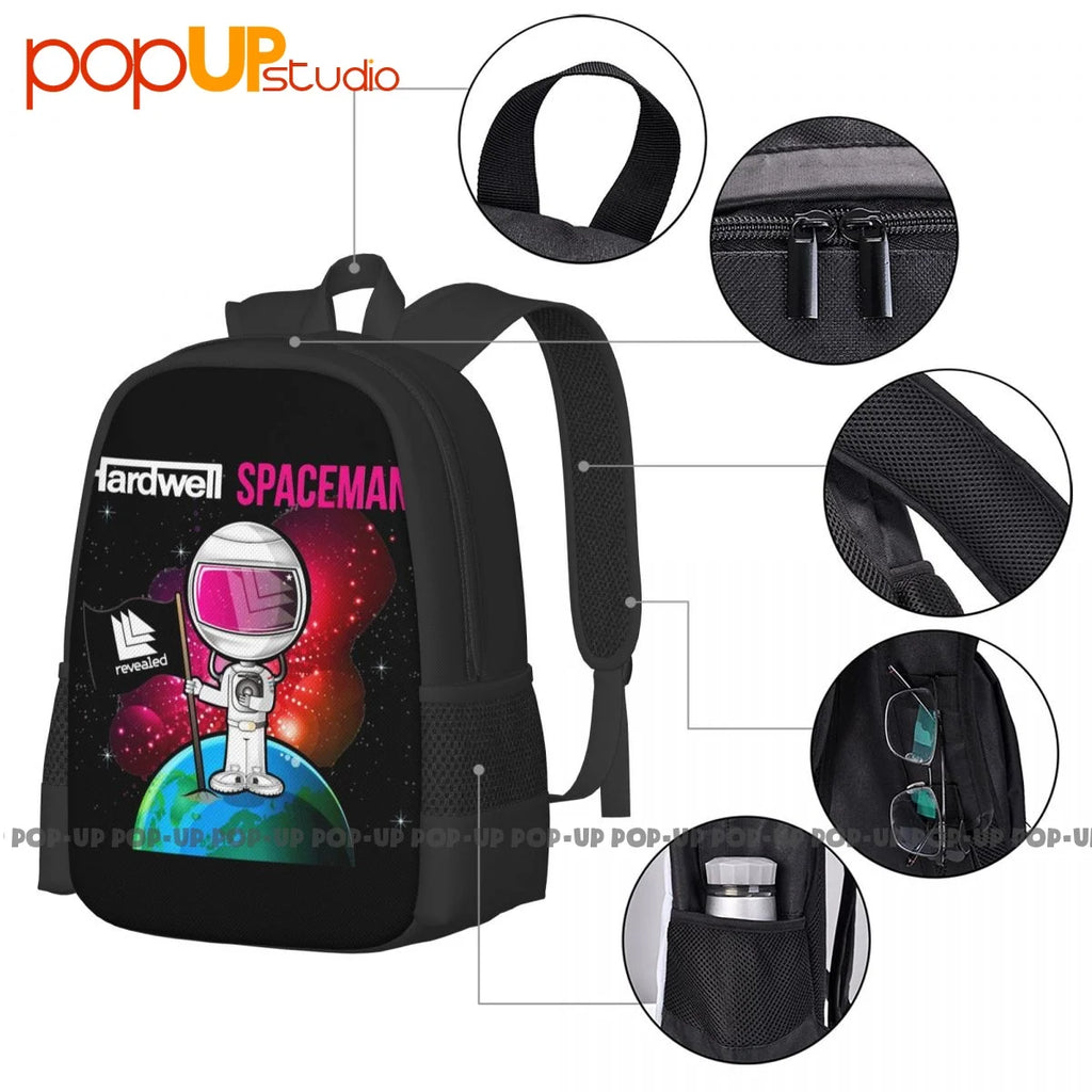Electro House Dj Hardwell Backpack Large Capacity Creative Storage Bag