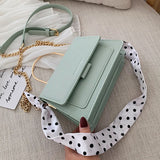 Bow Ribbon Tote Bag High PU Leather Women's Handbag