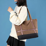 Canvas Women's Shoulder Handle Bag Mother Tote Travel Handbag