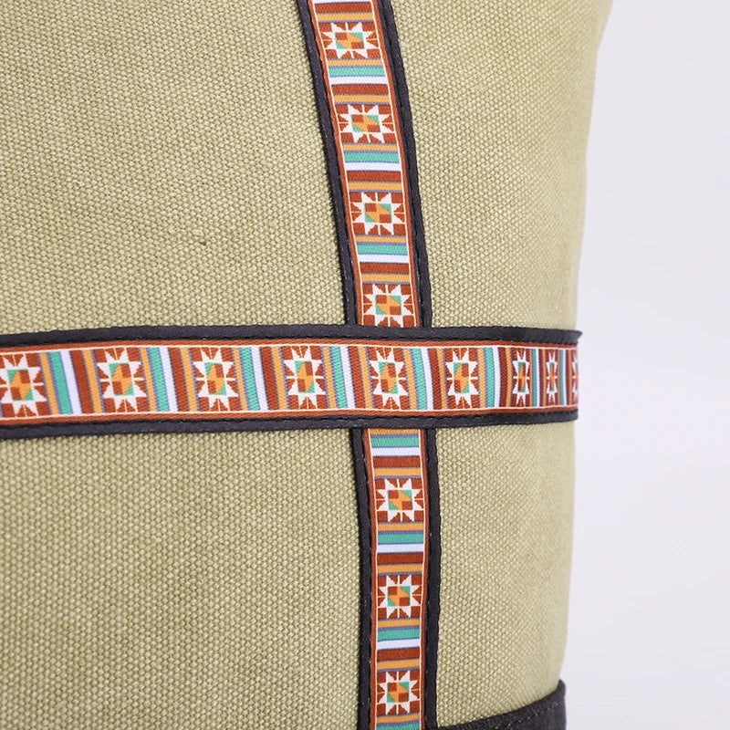 Canvas Women's Shoulder Handle Bag Mother Tote Travel Handbag