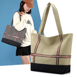 Canvas Women's Shoulder Handle Bag Mother Tote Travel Handbag