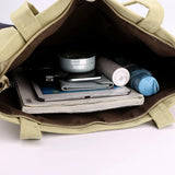 Canvas Women's Shoulder Handle Bag Mother Tote Travel Handbag