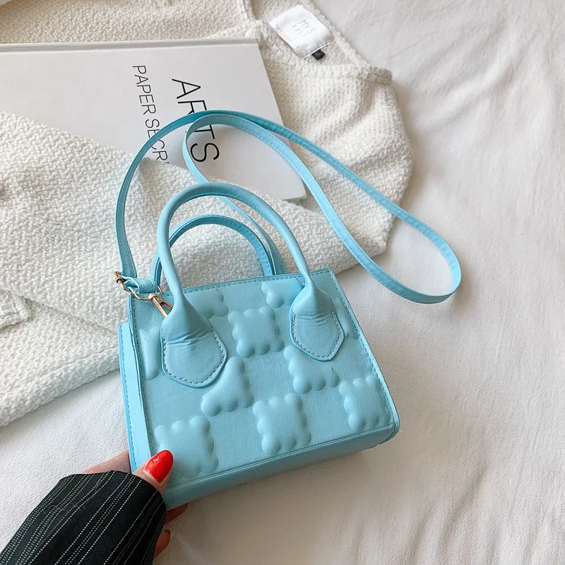 Embossed Leather Crossbody Bags Women Versatile Messenger Bags