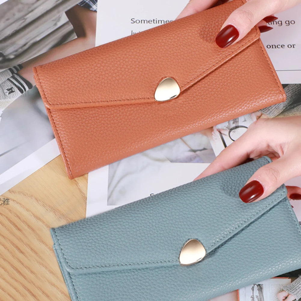 Enfermera Ladies Long Wallet High PU Leather Compact Money Bag