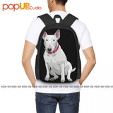 English Bull Terrier Backpack Large Capacity Print Beach Bag Gymnast Bag