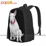 English Bull Terrier Backpack Large Capacity Print Beach Bag Gymnast Bag