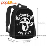Entombed Heavy Metal Band Backpack Shoe Bag Sports Bag