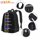Euc U2 Zoo Tv Tour 1992 Backpack Large Capacity Print Gym Tote Bag