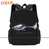 Eurocopter Ec135 Helicopter Backpack Large Capacity Bookbag Training